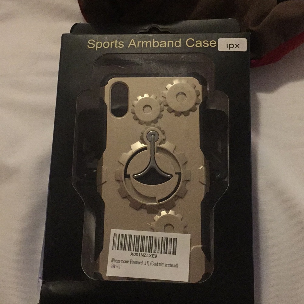 iPhone X case with arm band